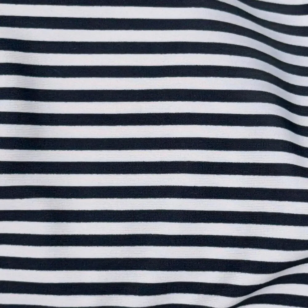 Xhilaration Large Striped Bikini Top with Geometric Pattern